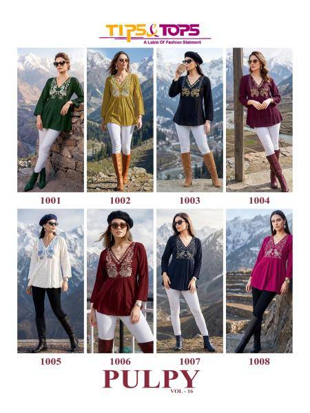 Tips & tops pulpy vol 16 Wholesale kurti suppliers in Mumbai